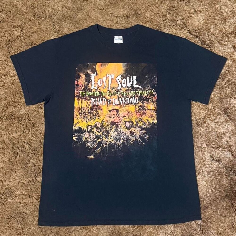 Vintage Lost Soul Movie Tee Black Size Medium